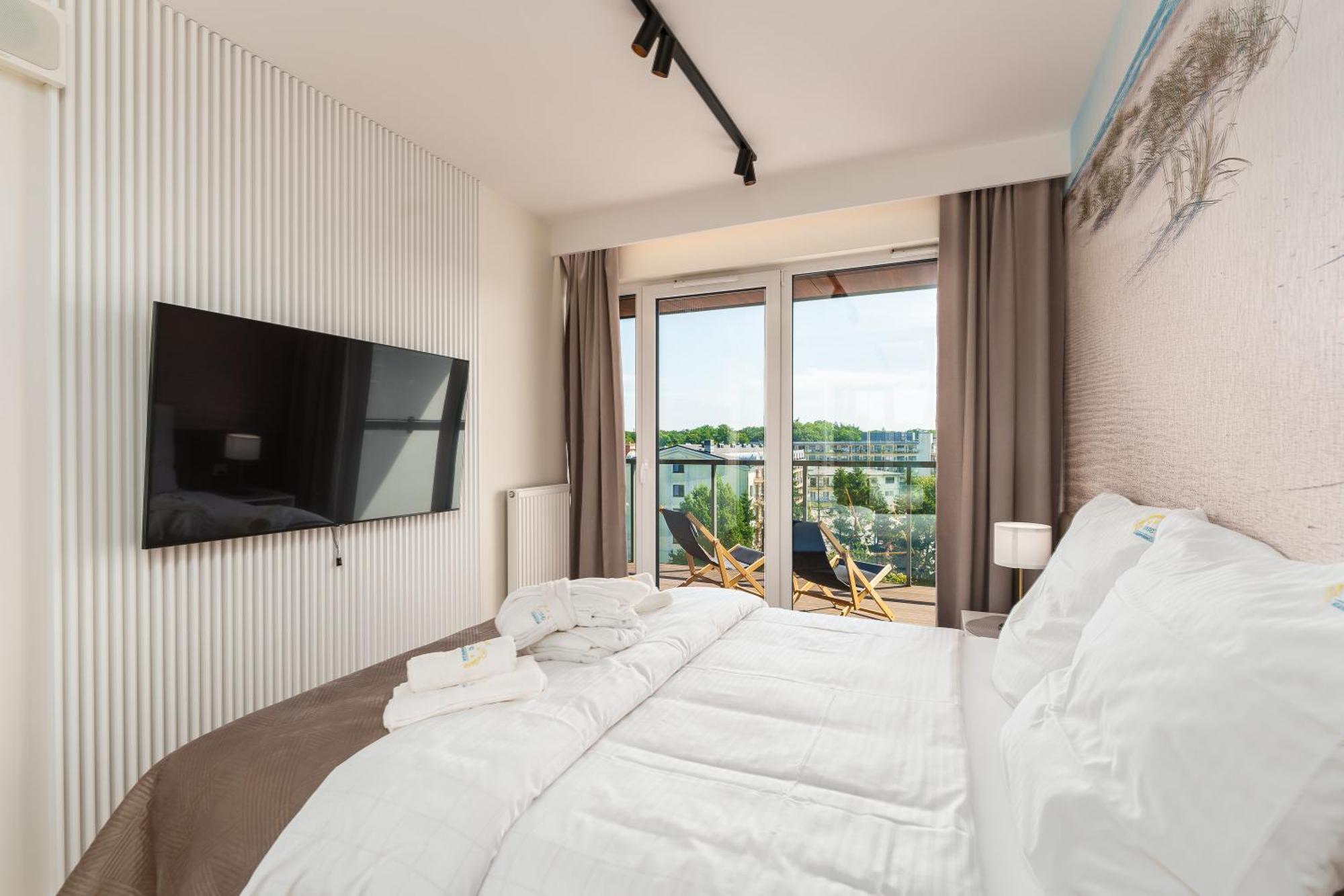 Apartament Delux Kasprowicza 20C Prywatny Parking Basen Sauna Oraz Silownia W Cenie Kołobrzeg Eksteriør bilde